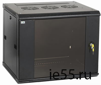 ITK Шкаф LINEA W 9U 600x600 мм дверь стекло, RAL9005