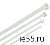 Хомут морозостойкий Хкм 4,8х380мм белый (100шт) IEK