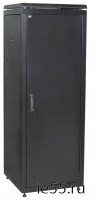 ITK Шкаф сетевой 19" LINEA N 42U 600х1000 мм металлическая передняя дверь черный